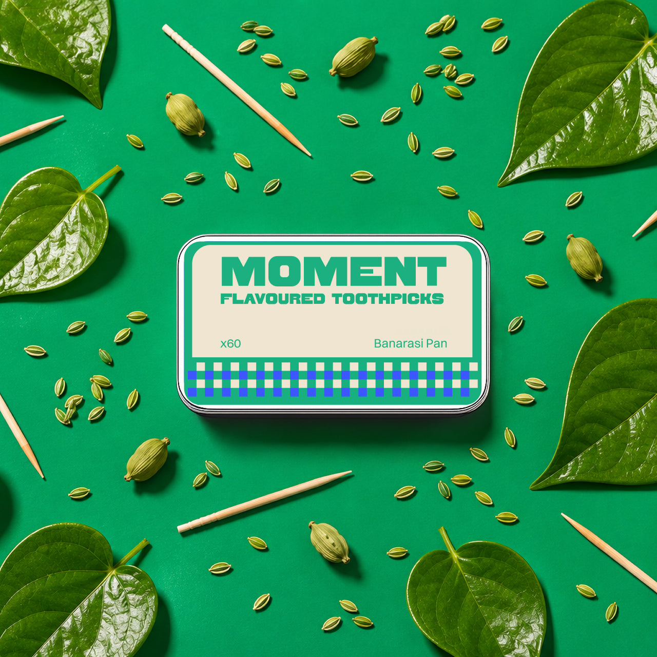 Moment Flavoured Toothpicks – Variety Pack of 3 Tins (180 Picks)